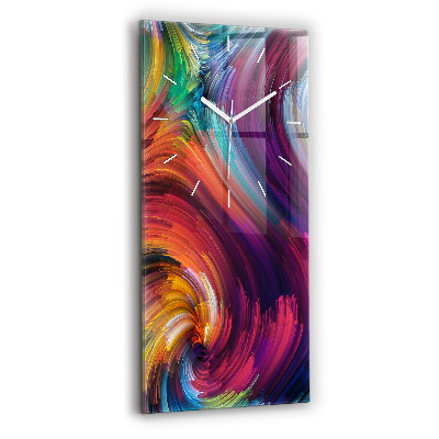 Vertikale Uhr Abstraktion von Hallen