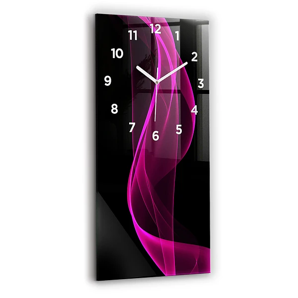 Vertikale Uhr Rosa Abstraktion