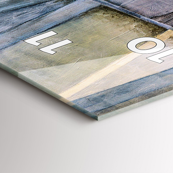 Vertikale Uhr mit motiv Impressionistische Malerei