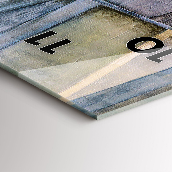 Vertikale Uhr mit motiv Impressionistische Malerei