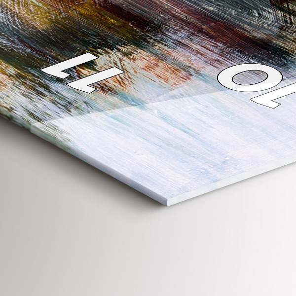 Vertikale Uhr mit motiv Abstraktion