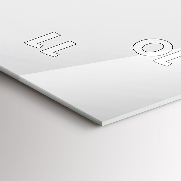 Vertikale Uhr Abstrakte Linien