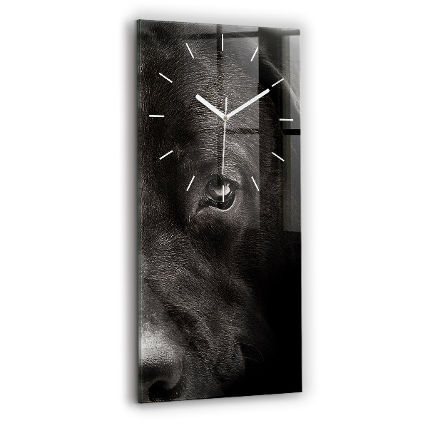 Vertikale Uhr mit motiv Hund und schottische Katze