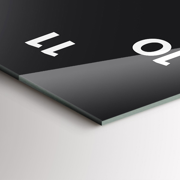 Vertikale Uhr Mondphasen und Sanduhr