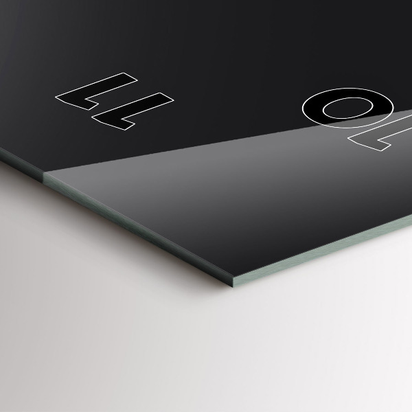 Vertikale Uhr Mondphasen und Sanduhr