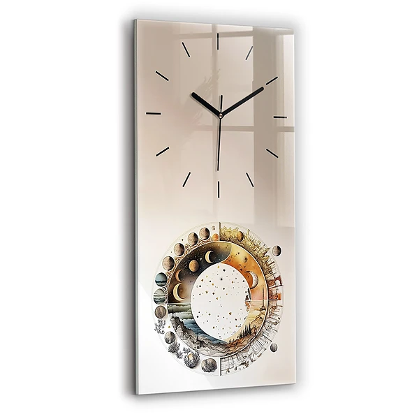 Vertikale Uhr mit motiv Uhr Astronomie