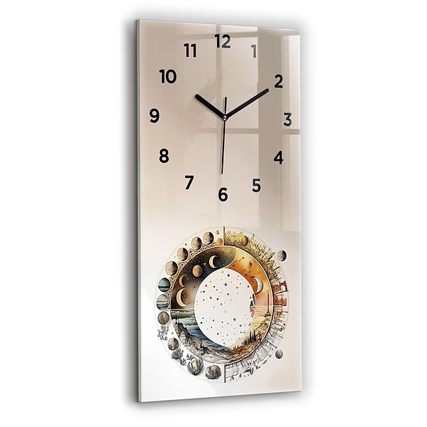 Vertikale Uhr mit motiv Uhr Astronomie