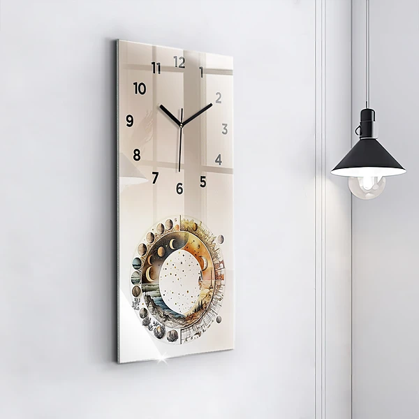 Vertikale Uhr mit motiv Uhr Astronomie