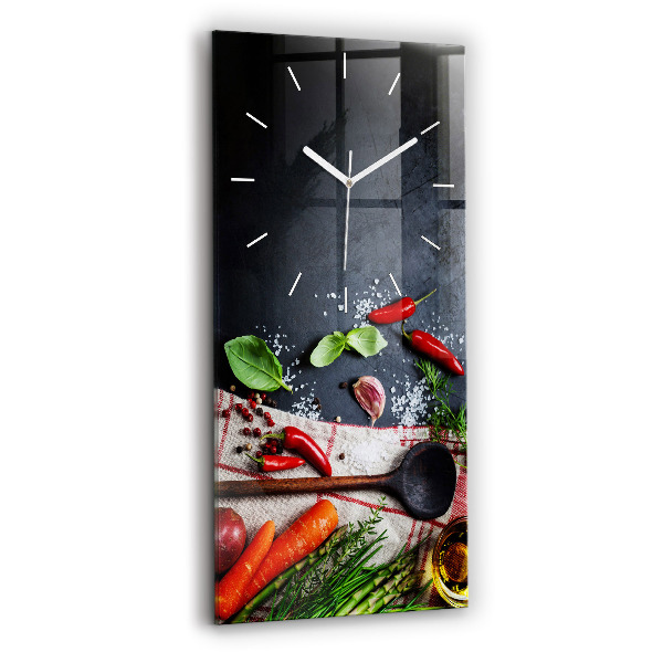 Vertikale Uhr Gemüse