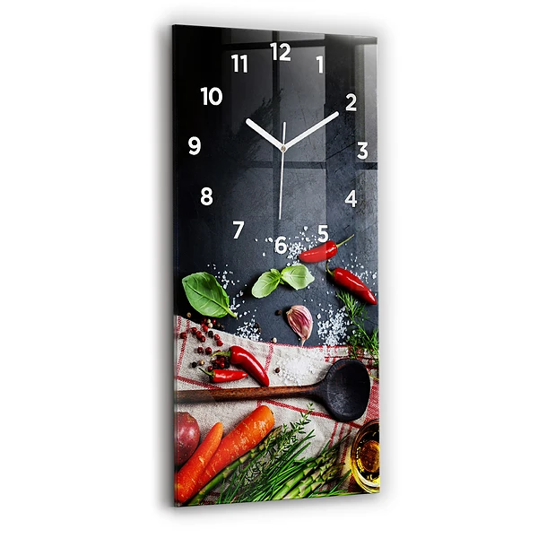 Vertikale Uhr Gemüse