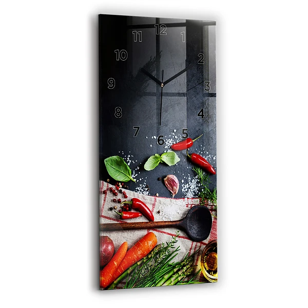 Vertikale Uhr Gemüse