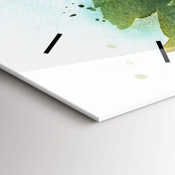 Vertikale Uhr Die Natur visualisieren