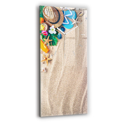 Vertikale Uhr mit motiv Urlaubs-Accessoires