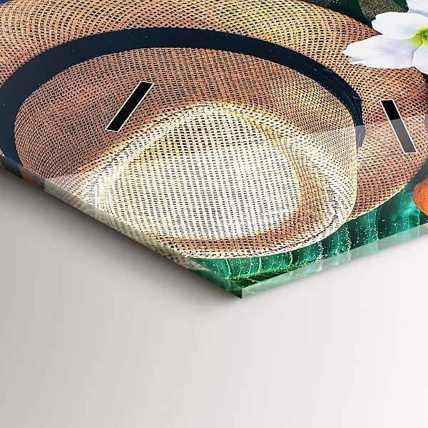 Vertikale Uhr mit motiv Urlaubs-Accessoires