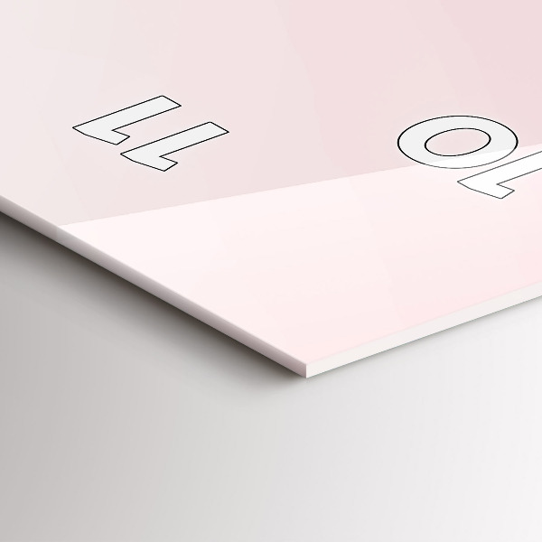 Vertikale Uhr Liebe dich selbst Schriftzug