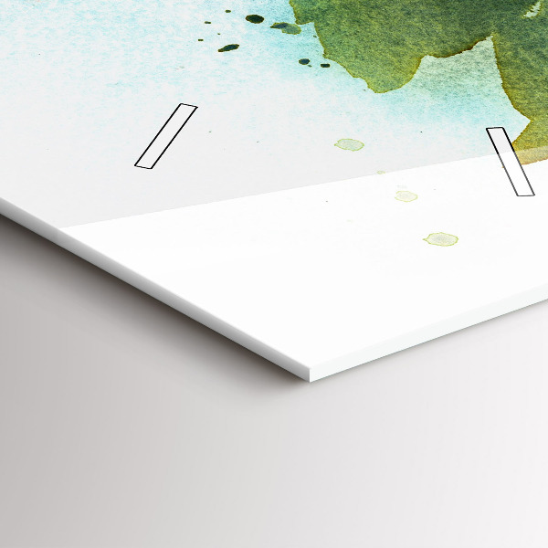 Vertikale Uhr mit motiv Rosen in einer Vase Aquarell