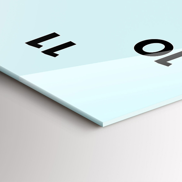 Vertikale Uhr Lustige Katze mit Brille