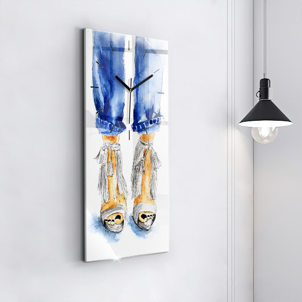 Vertikale Uhr Frauen-Nadeln