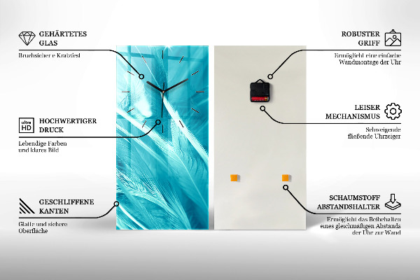 Vertikale Uhr Frauen-Nadeln