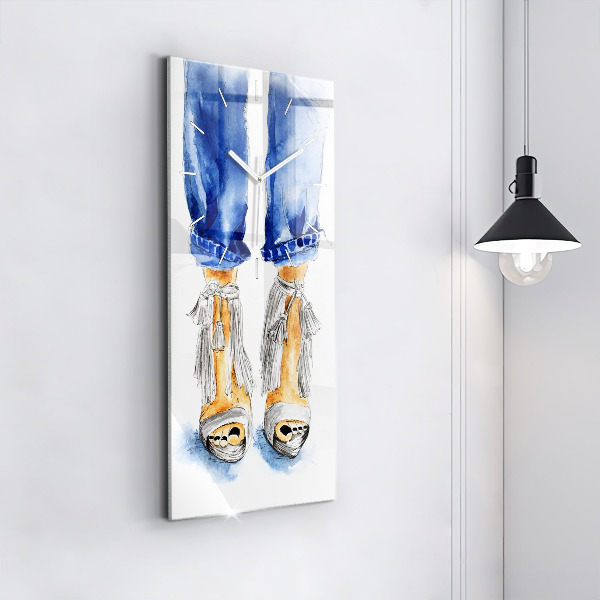 Vertikale Uhr Frauen-Nadeln