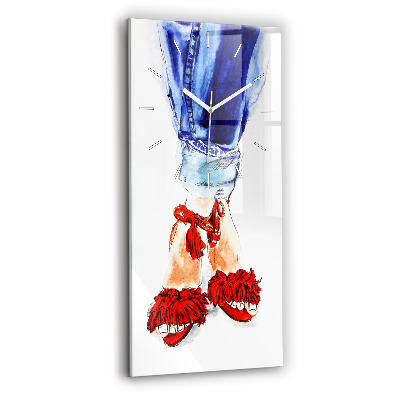 Vertikale Uhr mit motiv Frauen Pins