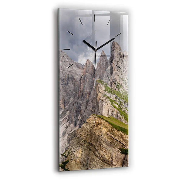 Vertikale Uhr mit motiv Felsige Berge