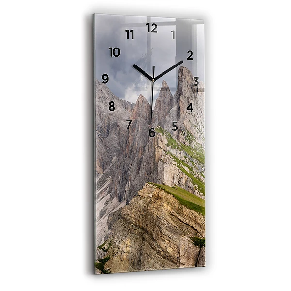 Vertikale Uhr mit motiv Felsige Berge