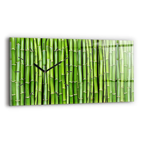 Horizontale Uhr Asiatischer Bambus