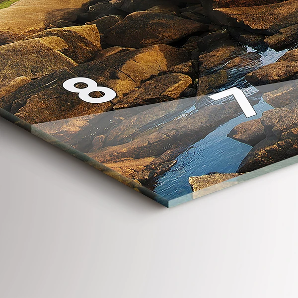 Horizontale Uhr mit motiv Annisquam-Leuchtturm