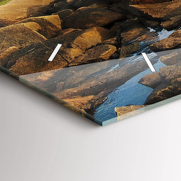Horizontale Uhr mit motiv Annisquam-Leuchtturm