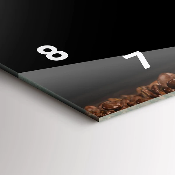 Horizontale Uhr mit motiv Tasse heißer Kaffee