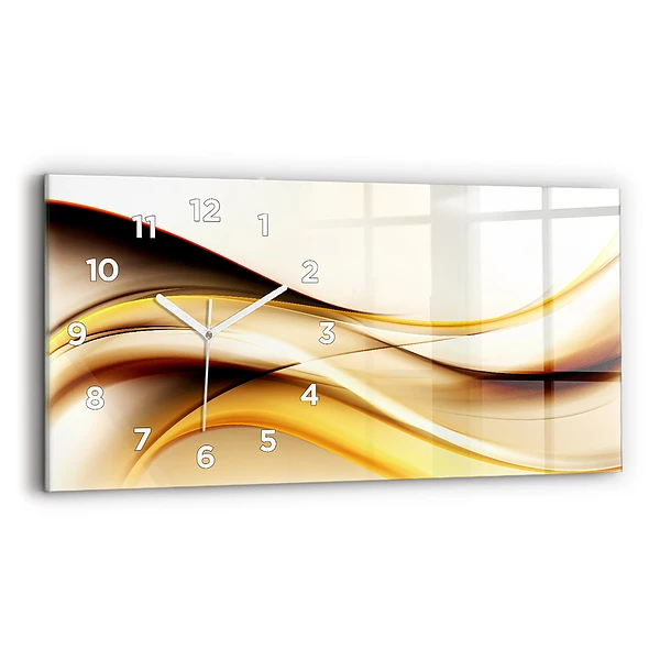 Horizontale Uhr mit motiv Abstrakte Welle