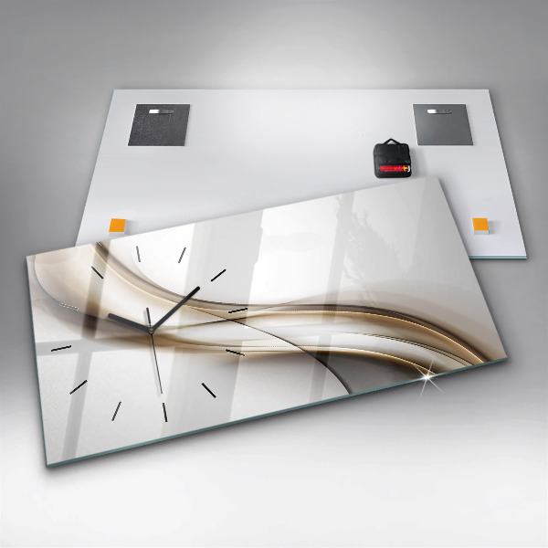 Horizontale Uhr Abstrakte Linien