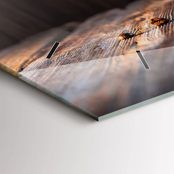 Horizontale Uhr mit motiv Tasse Kaffee