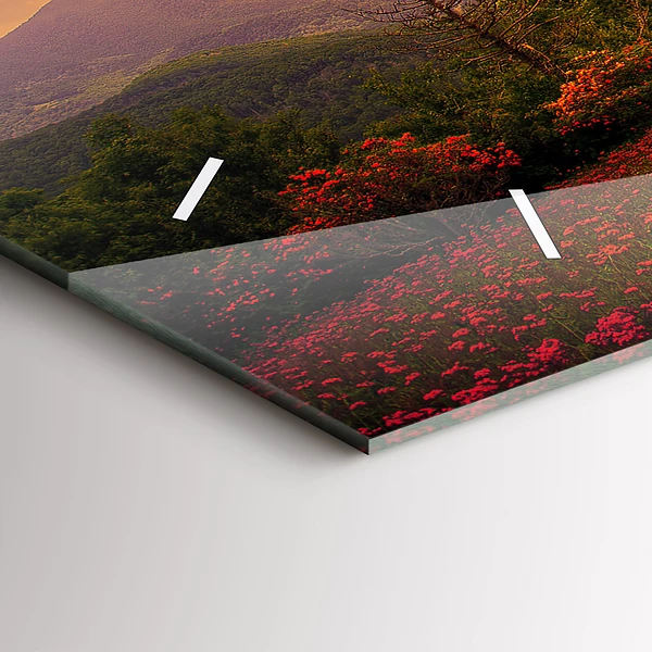 Horizontale Uhr Liebesherz Baum