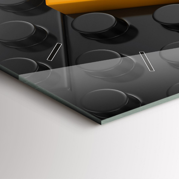 Horizontale Uhr Bauklötze