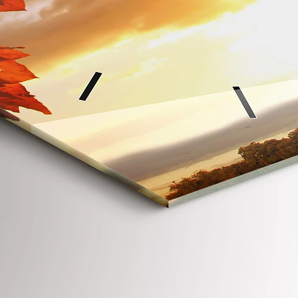 Horizontale Uhr mit motiv Eiffelturm