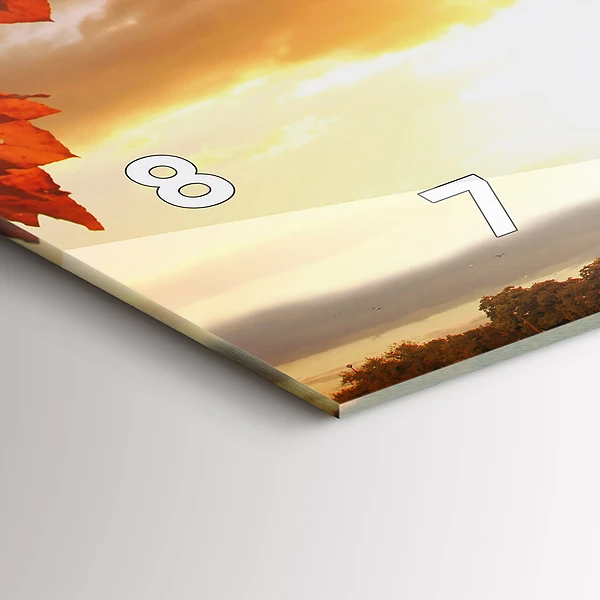 Horizontale Uhr mit motiv Eiffelturm