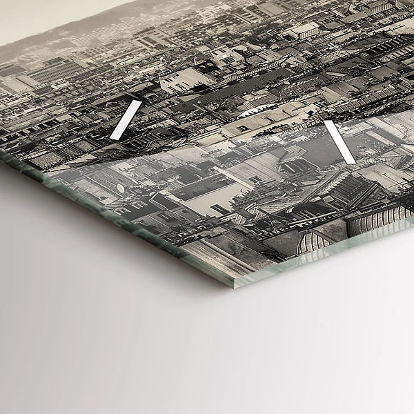 Horizontale Uhr Landschaftspanorama von Paris