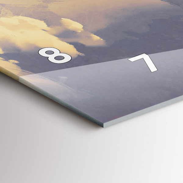 Horizontale Uhr Papier-Schiffe