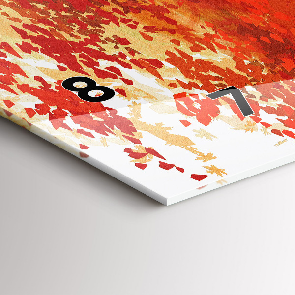 Horizontale Uhr Braut im Herbst