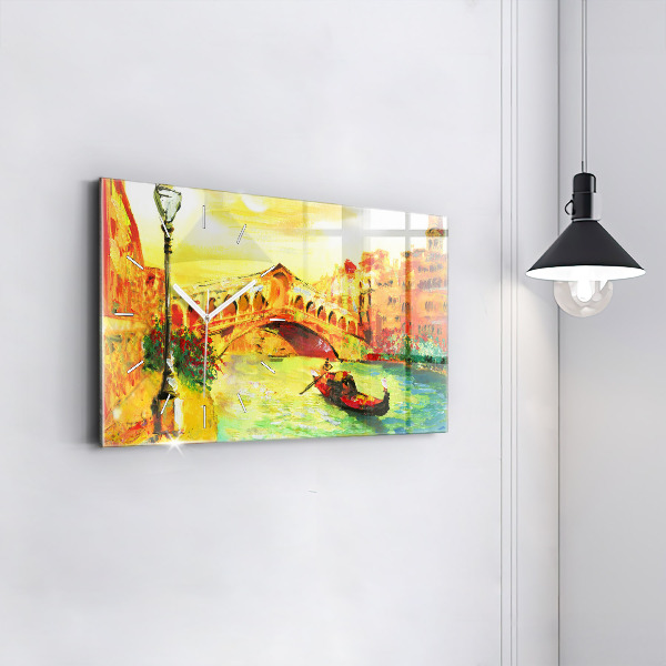 Horizontale Uhr Rialtobrücke in Venedig