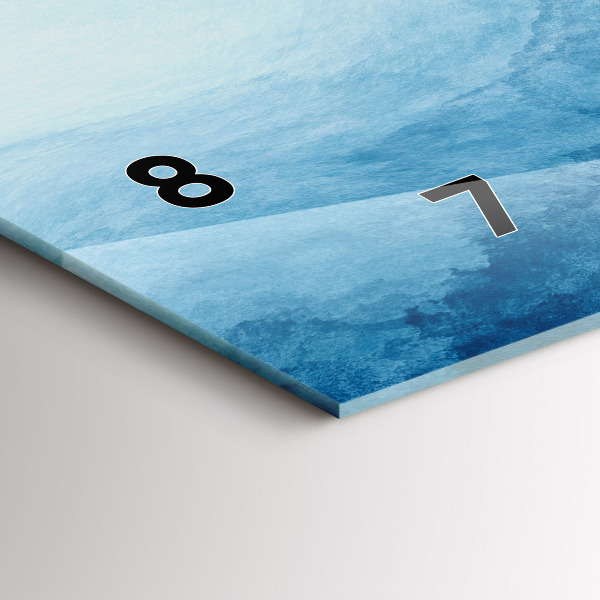 Horizontale Uhr Wasser abstrakt