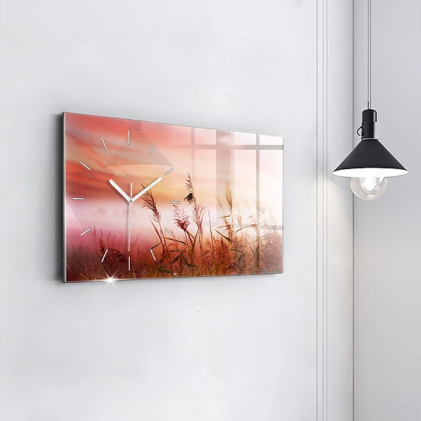 Horizontale Uhr mit motiv Nebliger Morgen