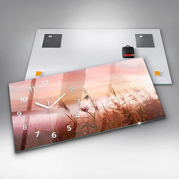 Horizontale Uhr mit motiv Nebliger Morgen