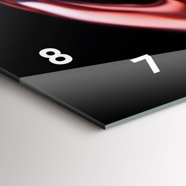 Horizontale Uhr Ein Glas Wein