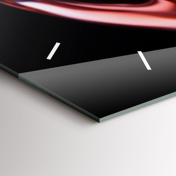 Horizontale Uhr Ein Glas Wein