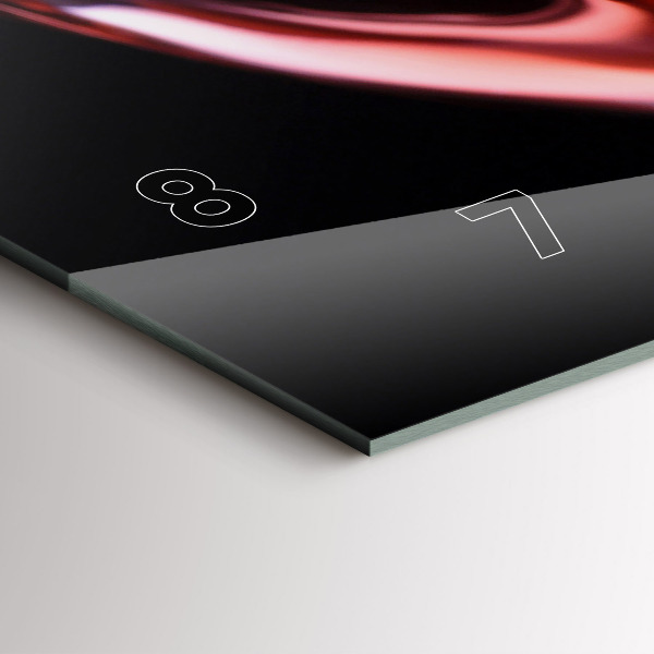 Horizontale Uhr Ein Glas Wein