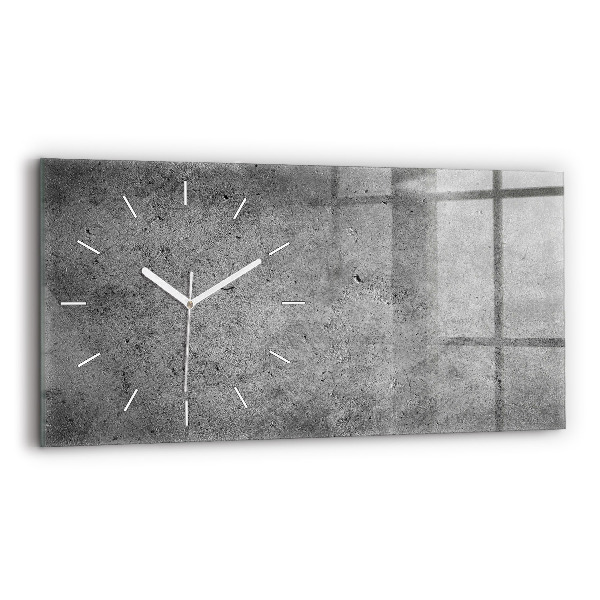 Horizontale Uhr mit motiv Industrielle Wand