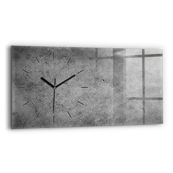 Horizontale Uhr mit motiv Industrielle Wand